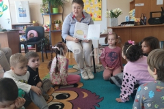 Wizyta Pani Marleny Gałkowskoej z Pajęczna autorki książeczki dla dzieci